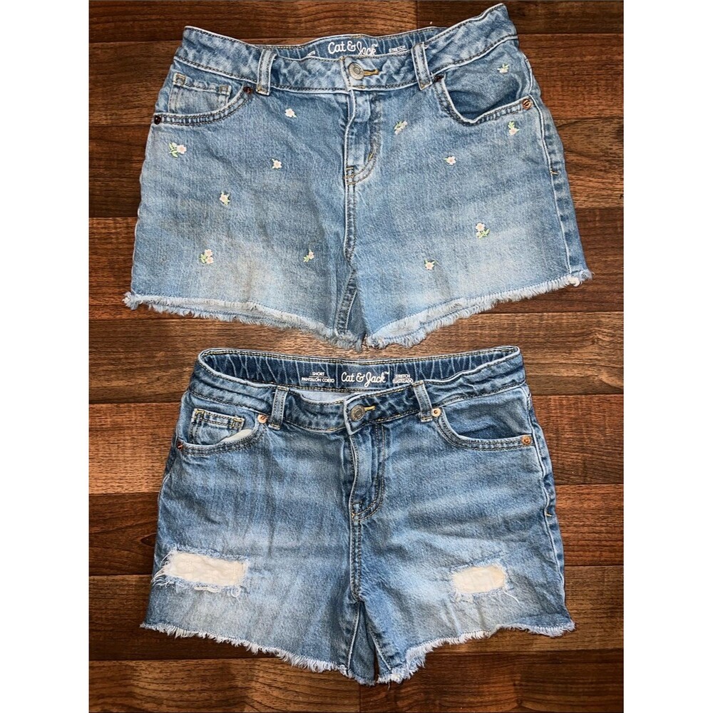 Cat & Jack Light Blue Denim Cutoff Shorts